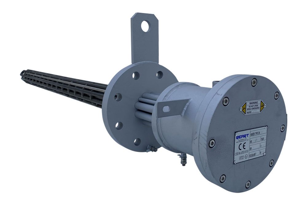 Flanged electric heaters in Atex-Ex EXECUTION